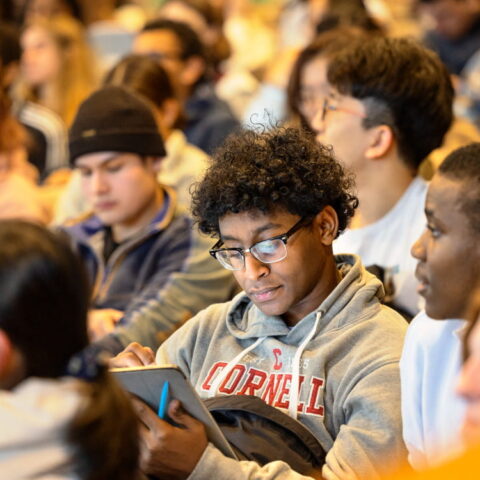 Students in a lecture hall